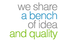 we share a bench of idea and quality